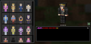 Jojovein's progression is mostly linked to vampirism and abyssalcraft add a photo to this gallery Jojo S Bizarre Skin Pack 1 3 Stone Ocean Part 6 Update Minecraft Skin Packs