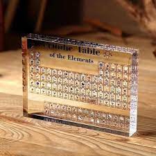 Hot Sale Collectable Periodic Table With Real Elements Belowsky Table Display Periodic Elements Periodic Table