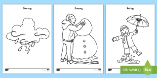 Kids love to see and experience all the different types of weather throughout the four seasons.find a page that represents your current forecast or the one you wish you had. Weather Colouring Pages Colouring Resources