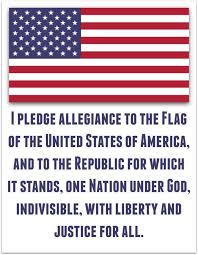 In a nation so unique as the united states of america, a land. The Pledge Of Allegiance To The American Flag Printable Pdf Full Text