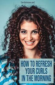 Not washing your hair everyday ensures your scalps natural oils are not removed and ensure a healthy growth. How To Refresh Slept On Curly Hair With A Spray Bottle