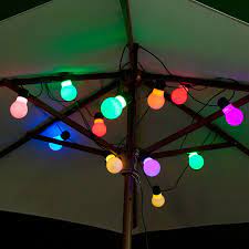 12 Colour Changing Solar Party Globe Lights Globe Lights Solar Fairy Lights Solar Lights Garden