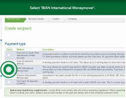 The scheme offers protection for eligible deposits of up to £50,000. Iban International Payment Recipient Lloyds International