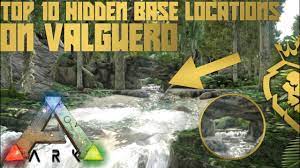 While it may not seem like much, the map you get while playing ark is going to be your biggest asset. Top 10 Hidden Base Locations On Valguero Ark Survival Evolved Youtube