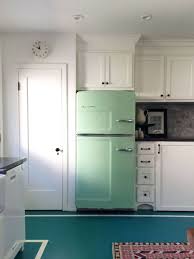 An undercounter refrigerator is perfect if you can't fit a normal sized fridge in your kitchen. Trend Alert 13 Kitchens With Colorful Refrigerators Remodelista