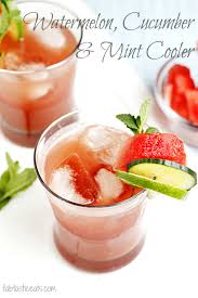 Watermelon Cucumber Mint Cooler