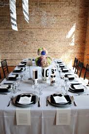 Black And White Table Design Minneapolis Wedding By Just Bloomed Corporate Events Decoration White Table Settings Black White Table Setting