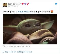 50 Year Old Baby Version Of Yoda Appeared In The Mandalorian Episode And People Can T Handle The Cuteness With Images Yoda Star Wars Listening To Music