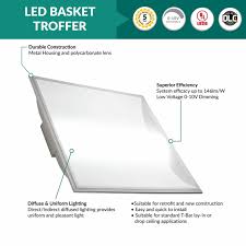 Light color temperature is represented in the unit of absolute temperature, kelvin, noted by the symbol k. Led 2x2 Basket Troffer 30 Watt 3750 Lumens 3500k Neutral White Color Temperature 65 421