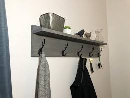 Farmhouse Coat Rack Rustic Coat Rack Coat Hanger Towel Etsy Rustic Coat Rack Coat Rack Wall Bathroom Wall Shelves