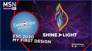 The artwork for the eurovision song contest 2020 has been revealed! Eurovision Song Contest 2020 Shine A Light My Design Youtube