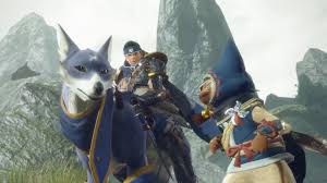 Monster hunter,the content of the movie belongs to the category : Monster Hunter Rise Switch Release Confirmed For March 2021 And It S Got Big Dog Friends Gamesradar