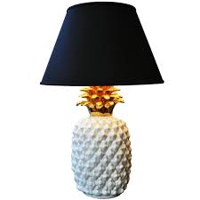 A Ceramic Table Lamp In Shape Of Pineapple 1stdibs Com Pineapple Lamp Table Lamp Lamp