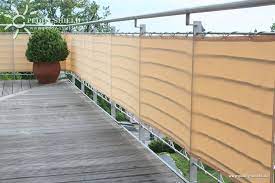 Sichtschutz macht den balkon erst wohnlich. Balkonbespannung 75 X 500 Cm Farbe Sisal Hochwertiger Sichtschutz Und Windschutz Fur Den Balkon So Nur Von Peddy Shield