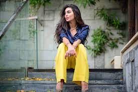 شاهد بالصور ياسمين صبري تدعم سيدة طلبت الطلاق بسببها وتستعين ب quot سيدتي quot fashion culottes pants