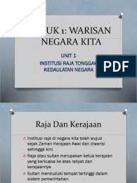 We did not find results for: Institusi Raja Tonggak Kedaulatan Negara Raja Dan Kerajaan