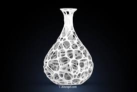 Voronoi Patterns Are Quite Typical For 3d Printing They Are Easy To Generate With Mathematical Models And Often Pro 3d Printing Art Prints 3dprinting Design