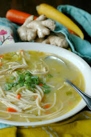 Gluten Free Ginger And Leek Chicken Noodle Soup Grain Free Options Soup Chicken Noodle Soup Chicken Noodle