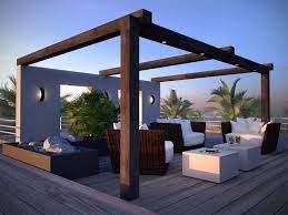 Roofterrace Malibu With Platoflex Elements Balkon Ontwerp Pergola Verlichting Tuin