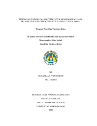 Pembuatan ptk dan download contoh ptk sd smp sma lengkap. Ptk Proposal Research Papers Academia Edu