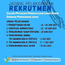 Tahapan tes bps/bpa pt.pertamina persero. Agustus 2021 Bps Akan Gelar Lanjutan Sp2020