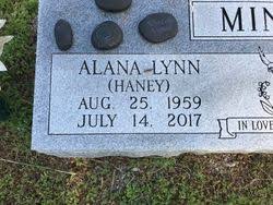 Alana Lynn Haney Miner (1959-2017)