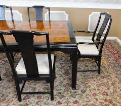 1980s Century Furniture Raymond K Sobota Chin Hua Collection Furniture Dining Room Table Chairs Dining Room Table