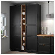 Maybe you would like to learn more about one of these? Vadholma Open Storage Brown Stained Ash Ikea Canada Ikea Diy Kitchen Storage Open Storage Kitchen Storage