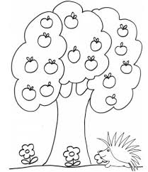 I disegni di alberi da stampare e colorare per bambini sono davvero tantissimi! Albero Di Mele Da Colorare Cose Per Crescere