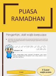 Tiga orang terlepas dari hukum: Puasa Ramadhan Tahap 1
