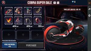 Check spelling or type a new query. Cobra Super Sale Event In Free Fire Discounts On Motorbike Skin And Other In Game Items Market 4 Games