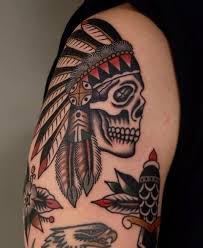 Skull tattoos signify that the wearer accepts death and the fact of mortality. Indian Skull Tattoos Meanings Main Themes Tattoo Designs