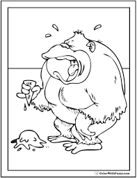 Maybe you would like to learn more about one of these? Gorilla Coloring Pages Print And Customize