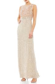 Features an elegant surplice bodice bordered with brilliant gold sequin trim, illusion crossover back straps with rear smocking for a custom fit, and a gracefully gathered a. Sequin Wedding Guest Dresses Nordstrom