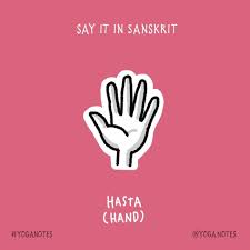 The Sanskrit Word For Hand Is Hasta Urdhva Hastasana Raised Hands Pose Upward Salute Which Sanskrit Asana Names Do You Sanskrit Words Sanskrit Words
