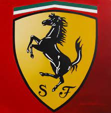 Ferrari california,cavallo,stemma,emblema per consolle centrale, tunnel, p/e. Cavallo Rampante Lucchinio