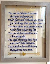 Mother In Law Gift You Are The Mother I Received The Day I Wed Etsy In 2020 Mother In Law Gifts In Law Gifts Mother Of The Groom Gifts