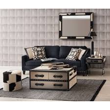 Made here in the usa. Black White Genuine Cowhide Coffee Table Cowhide Stainless Steel Black Clanbay