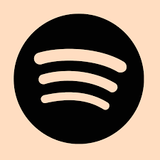 Beige Spotify Icon In 2020 App Icon Ios App Icon Icon