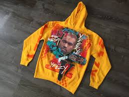 Kanye West Kid Cudi Kids See Ghosts Kanye West Hoodie Yeezus Shirt Yeezy Tshirt Hand Painted Custom Made Album Me Yeezus Hoodie Yeezy Hoodie Kanye West Shirt