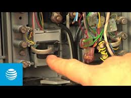 Wiring diagram cable box outside of house for cable and internet. Home Phone Troubleshoot Test Outside Phone Line At T Wireless Youtube