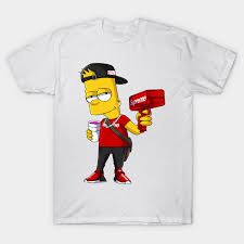 4.3 out of 5 stars 10. Supreme Bart Bart Simpson T Shirt Teepublic