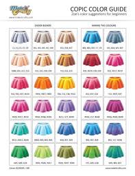Make It Crafty Store Zoes Copic Color Guide For Beginners