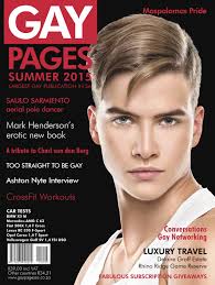 Slegs Wit mans op Gay Pages se voorblad vir 23 jaar