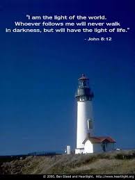 In the beginning, god created the heavens and the earth. Verse Of The Day John 8 12 Light Of The World Inspirational Scripture Inspirational Scripture Quotes