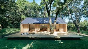 Now, muji is building tiny prefab homes, having enlisted three international designers to create affordable, quality retreat houses. Muji Launches Prefab YÅ No Ie Home To Encourage Indoor Outdoor Living