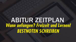 D viel spaß beim anschauen! Einser Abitur Zeitplan Wann Mit Dem Lernen Anfangen Studyrunner Youtube