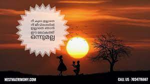 Then you are at the right place, here we provide best collection of malayalam share these malayalam quotes on facebook, instagram, whatsapp. Malayalam Love Quotes 19 06 2020 Nestmatrimony Blog