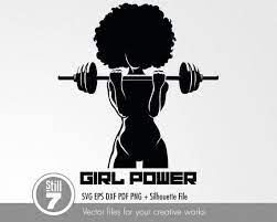 Download Black Woman Svg Fitness Girl Svg Afro Woman Svg Svg Etsy In 2021 Black Woman Silhouette Afro Women Black Girl Fitness