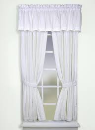 The most common white window scarf material is cotton. 45 Inch Long Curtains Thecurtainshop Com